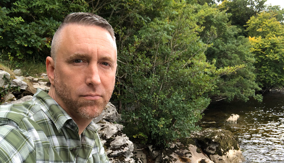personal portrait lakeside at Lough Leane in Killearney, County Kerry